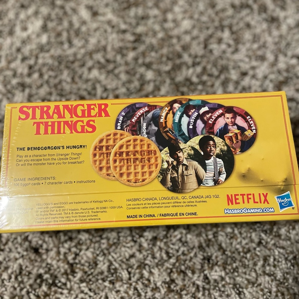 Stranger Things Eggo Card Game
